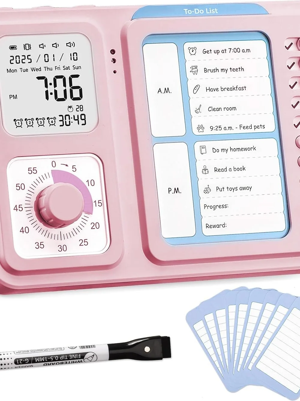 Nixroork 3-in-1 Visual Timer & ADHD Tool